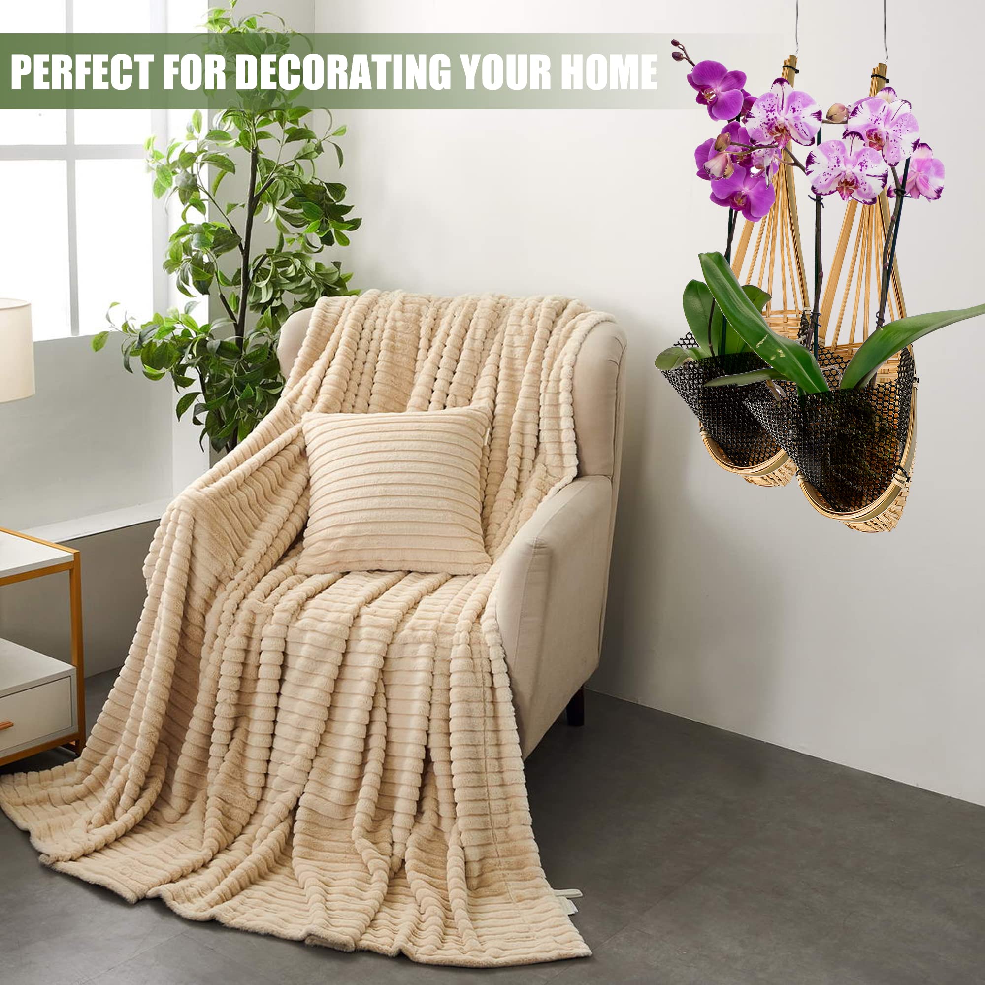 Amazon.co.jp: lanccona 蘭 ハンギングプランター 5インチ 6個パック